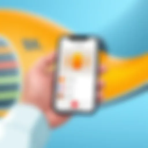 A smartphone displaying a voice translation app interface