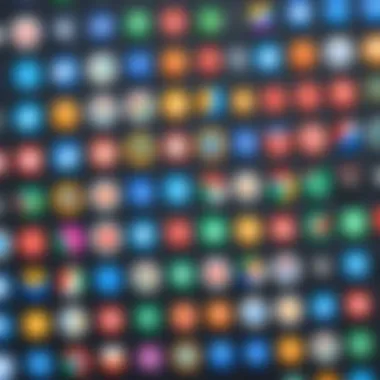 Diverse Browser Extensions Icons An array of browser extension icons showcasing diversity in functionality
