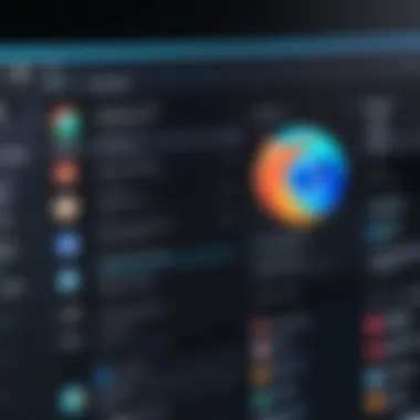 Popular Browser Extensions in Use A display of various popular extensions in use on a browser interface