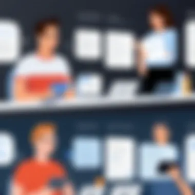 Diverse Applications of Conversation Recording Illustration showing various scenarios where conversation recording can be useful.