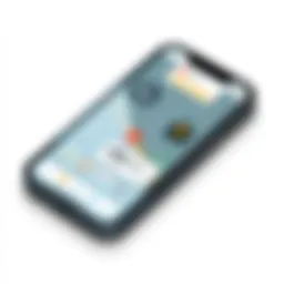 A comprehensive overview of GPS applications on an iPhone screen