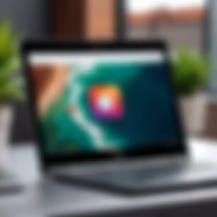 Comparison of Instagram features on mobile vs. Chromebook