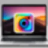 Screenshot of Instagram interface on Chromebook