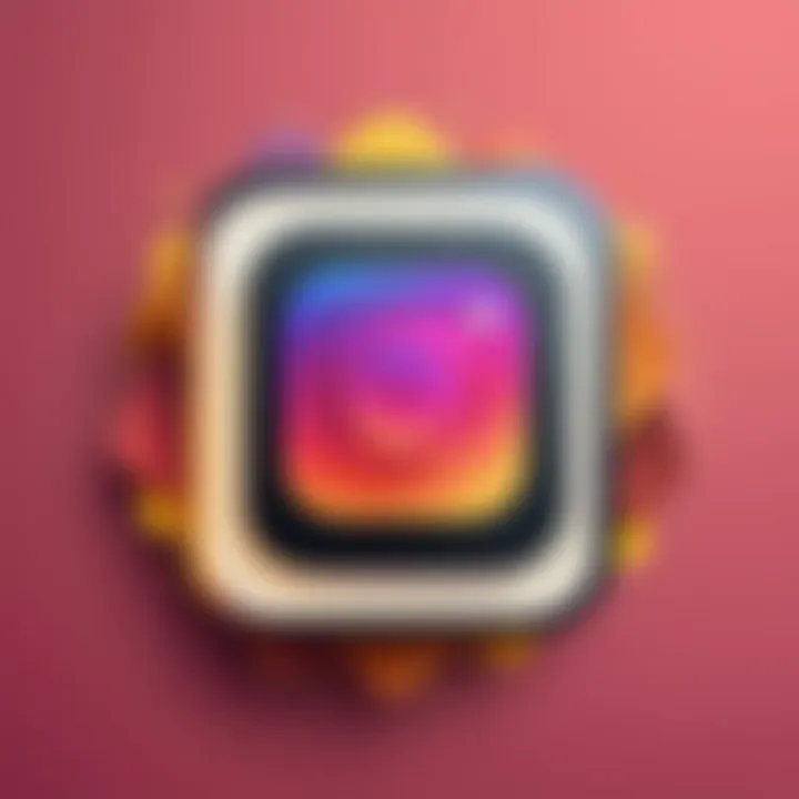 Comparison of various Instagram filters with visual elements