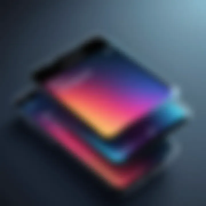 Trendy Instagram filters in use on different profiles