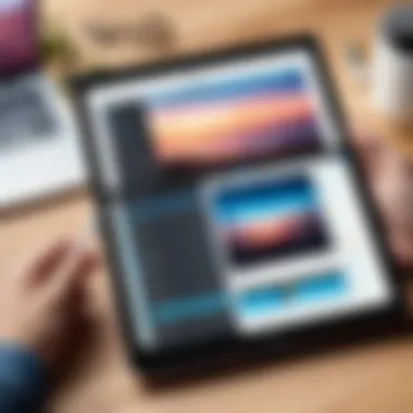 Comparative Analysis of Editing Software Comparison chart between iPad movie maker app and other editing software
