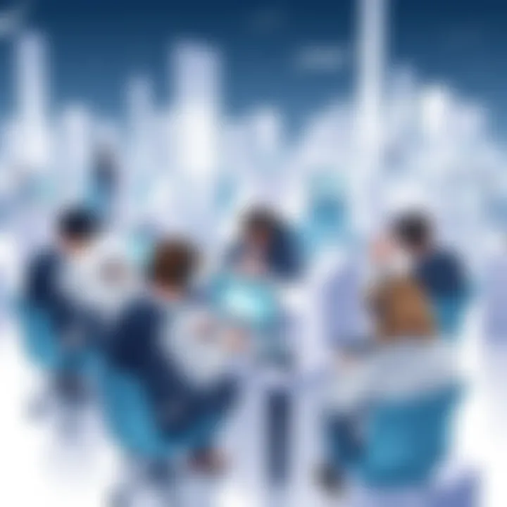 Engaging Gaming Community A community of gamers interacting and strategizing.