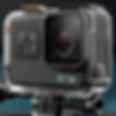 A close-up of different GoPro models suitable for live streaming