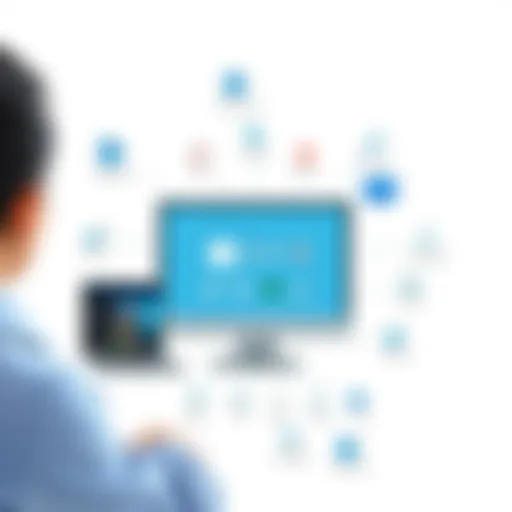 Microsoft 365 Web Interface Overview Overview of Microsoft 365 web interface showcasing various applications