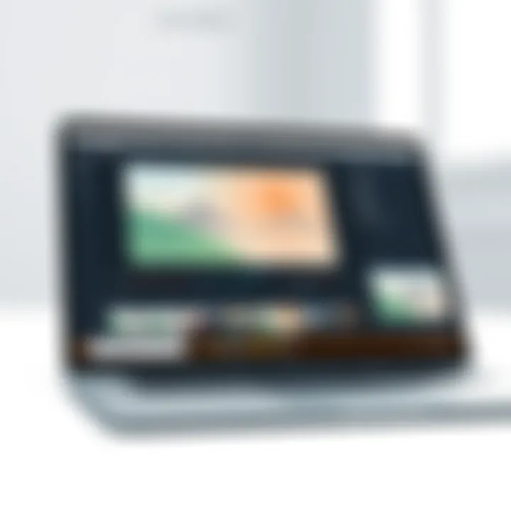 Editing features in OpenShot displayed on a Chromebook screen