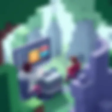 Engaging community server in Minecraft