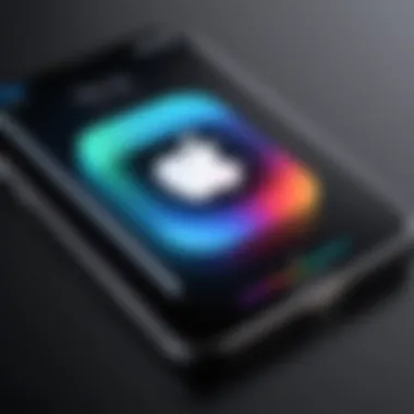 Customization Features of the Apple Theme App Visual representation of the Apple Theme App interface showcasing customization features