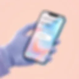 A smartphone displaying a verbal translation app in action