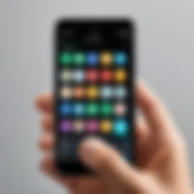 Diverse Reminder Apps at Your Fingertips A smartphone with various reminder app icons visible