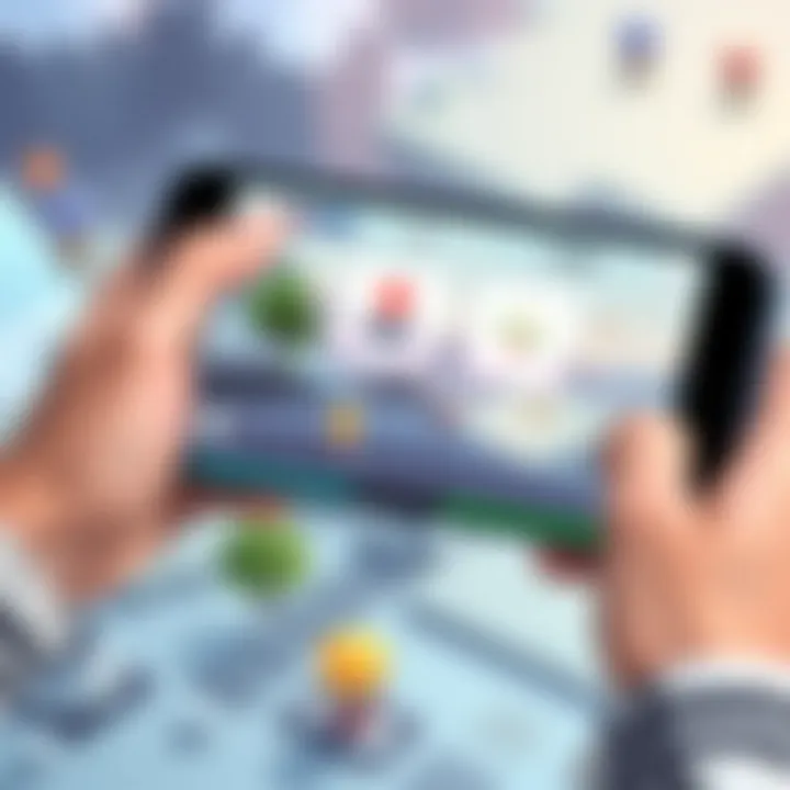 User Interface in Action An engaging screenshot from a trending iOS game highlighting its user interface and graphics.