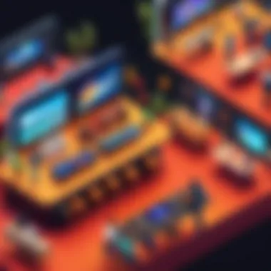Community Engagement in Mobile Gaming A compelling visual representation of a gaming community engaging with Apple Arcade.
