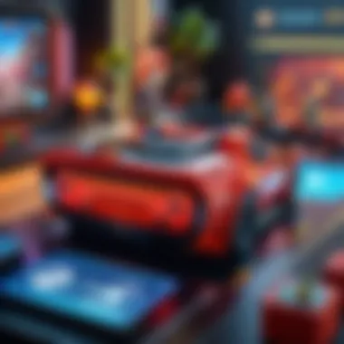 Gameplay Dynamics in Apple Arcade A vibrant scene from a popular Apple Arcade game showcasing characters in action.
