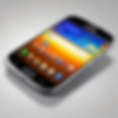 Sleek Design of Samsung Galaxy FlipZ Front view of Samsung Galaxy FlipZ showcasing its sleek design