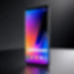 Rendering of the new Samsung phone showcasing sleek design.