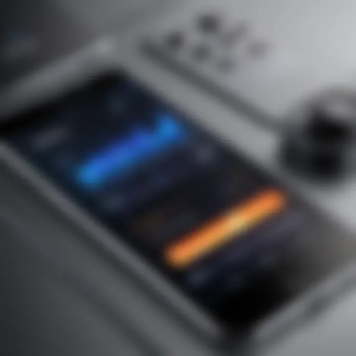 User interface of a popular bass boosting app