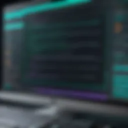 Vim interface showcasing editing capabilities