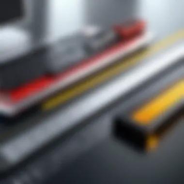 Traditional Tools vs. Virtual Ruler Comparison of traditional measuring tools with virtual ruler application interface.