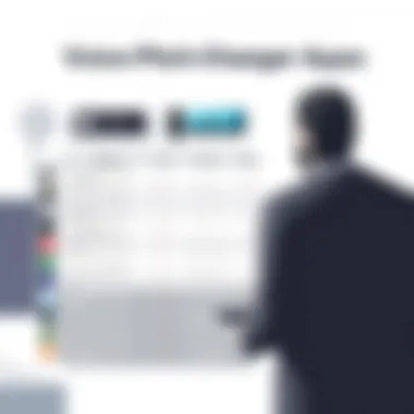 Comparison of Voice Pitch Changer Apps A comparison chart of notable voice pitch changer apps highlighting their features and user ratings.