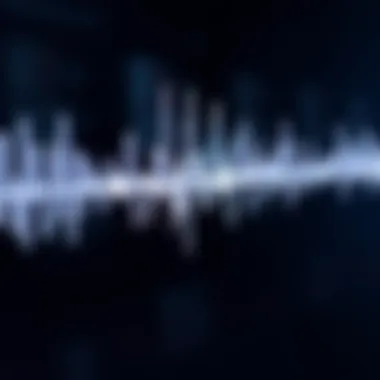 Pitch Modulation Sound Wave A sound wave graphic showing pitch modulation effects.