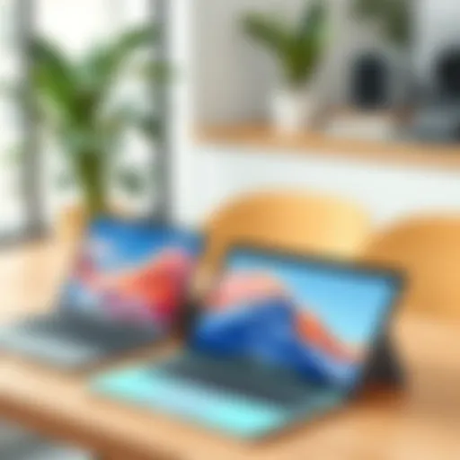 Aesthetic Laptop Skins Aesthetic laptop skins displayed on a table