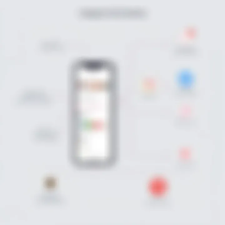 Functionality of Instagram Info Checkers Diagram illustrating the functionality of Instagram info checkers