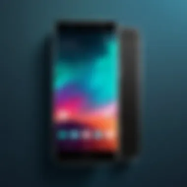 Preview of a vibrant live wallpaper on a device