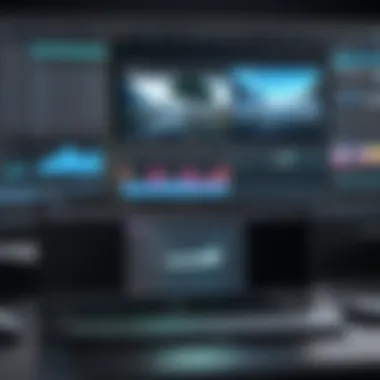 Editing Tools for Polishing Gameplay Footage Editing software displaying timeline and video clips