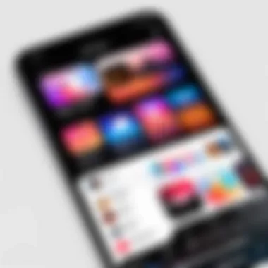Apple Music Interface Overview Screen displaying Apple Music interface