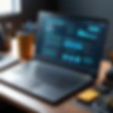 Importance of System Maintenance An organized workspace with a laptop and maintenance tools symbolizing system upkeep