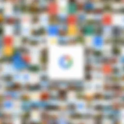 A digital representation of Google Photos interface