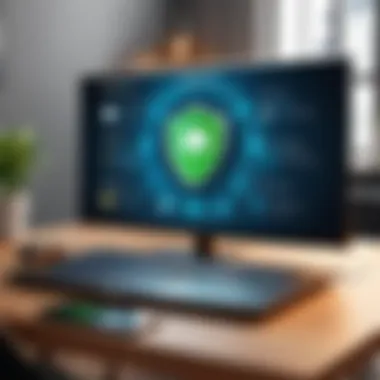 Benefits of Using a VPN Diagram showing benefits of using a VPN