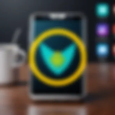 Installing VPN App on Android Device Illustration of VPN app installation on Android device