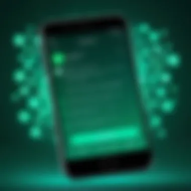 Activating Disappearing Messages on Mobile User activating disappearing messages feature on mobile