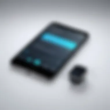 Smartphone screen showing call recording feature