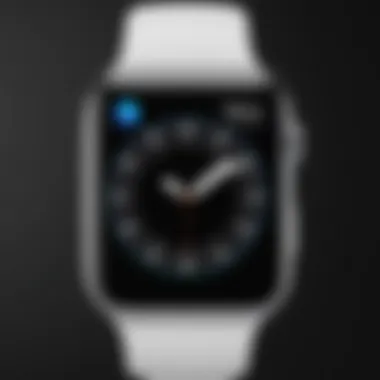 Apple Watch displaying a locked screen