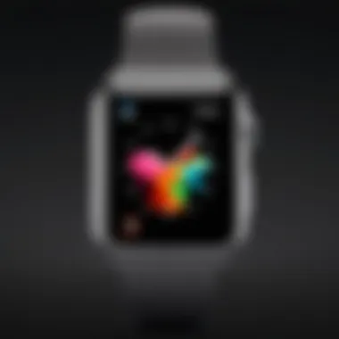 Illustration of resetting an Apple Watch