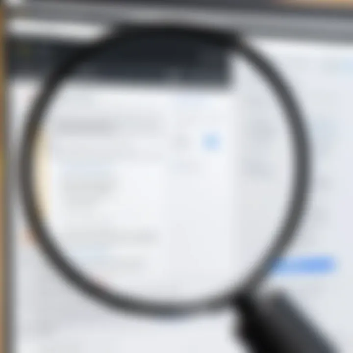 An illustration of a magnifying glass over a search engine.