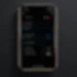 iPhone screen displaying passcode entry