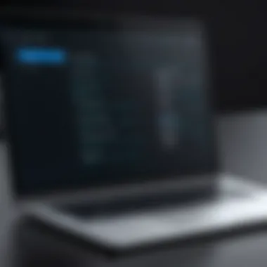 Password Entry on Laptop A laptop displaying a password entry screen