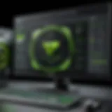 NVIDIA driver update interface on a computer screen