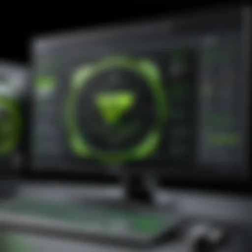 NVIDIA driver update interface on a computer screen