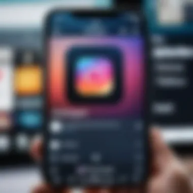 A close-up of a smartphone screen displaying the Instagram music selection interface.