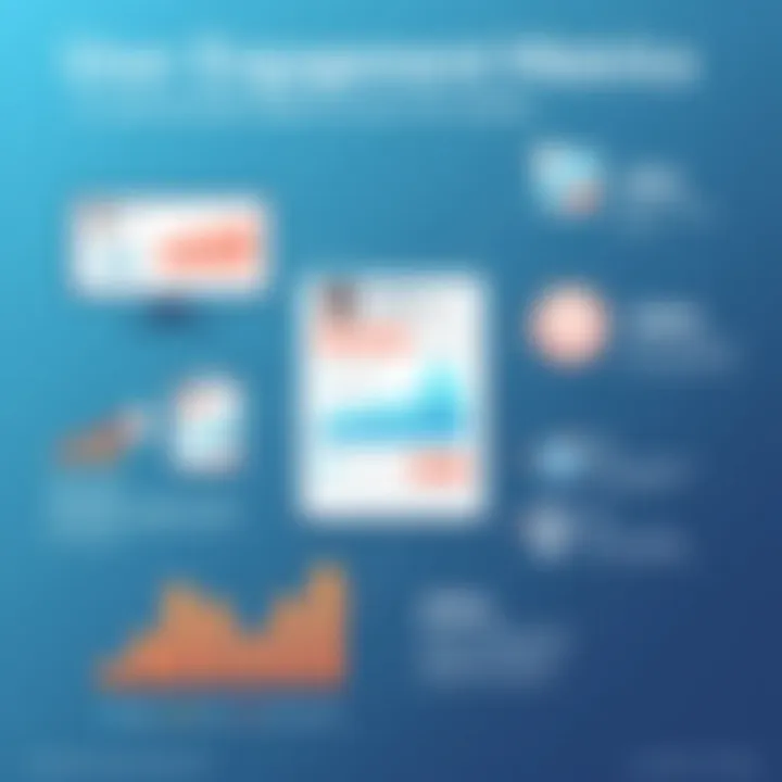 User Engagement Metrics on Instagram Infographic displaying user engagement metrics on Instagram