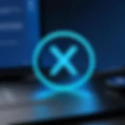 Illustration of Bluetooth connectivity symbol on a Windows 11 desktop