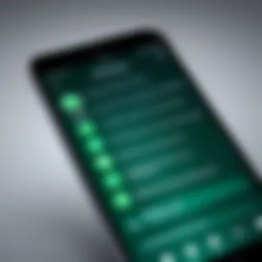 WhatsApp chat interface on an iPhone